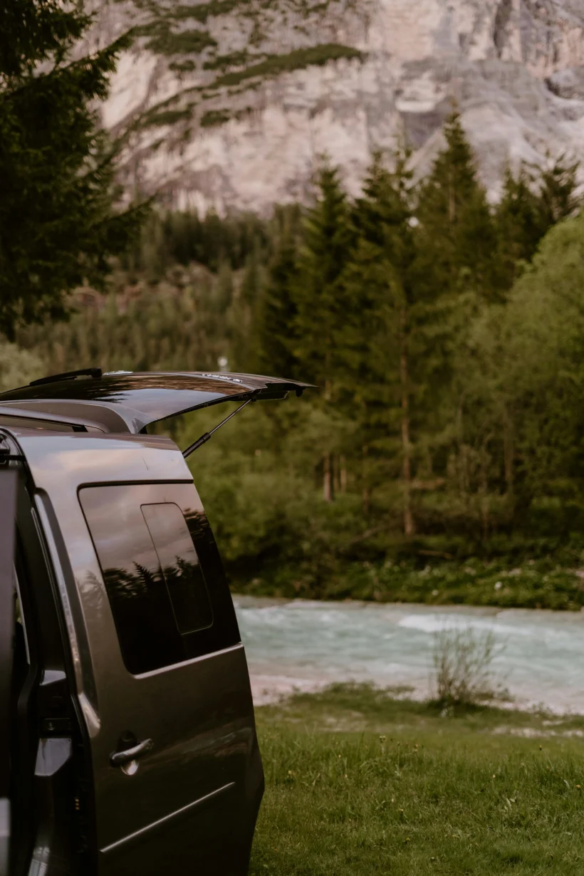 Autocaravana aberta | Área de Serviço de Autocaravanas de Leomil